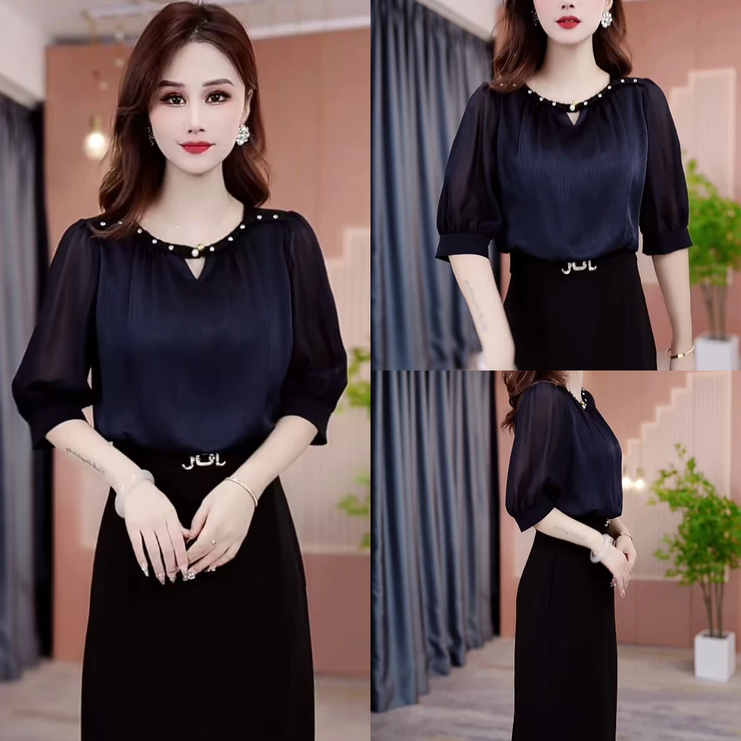 女装连衣裙2024新款秋季气质韩版显瘦百搭收腰连衣裙MY24Y323款