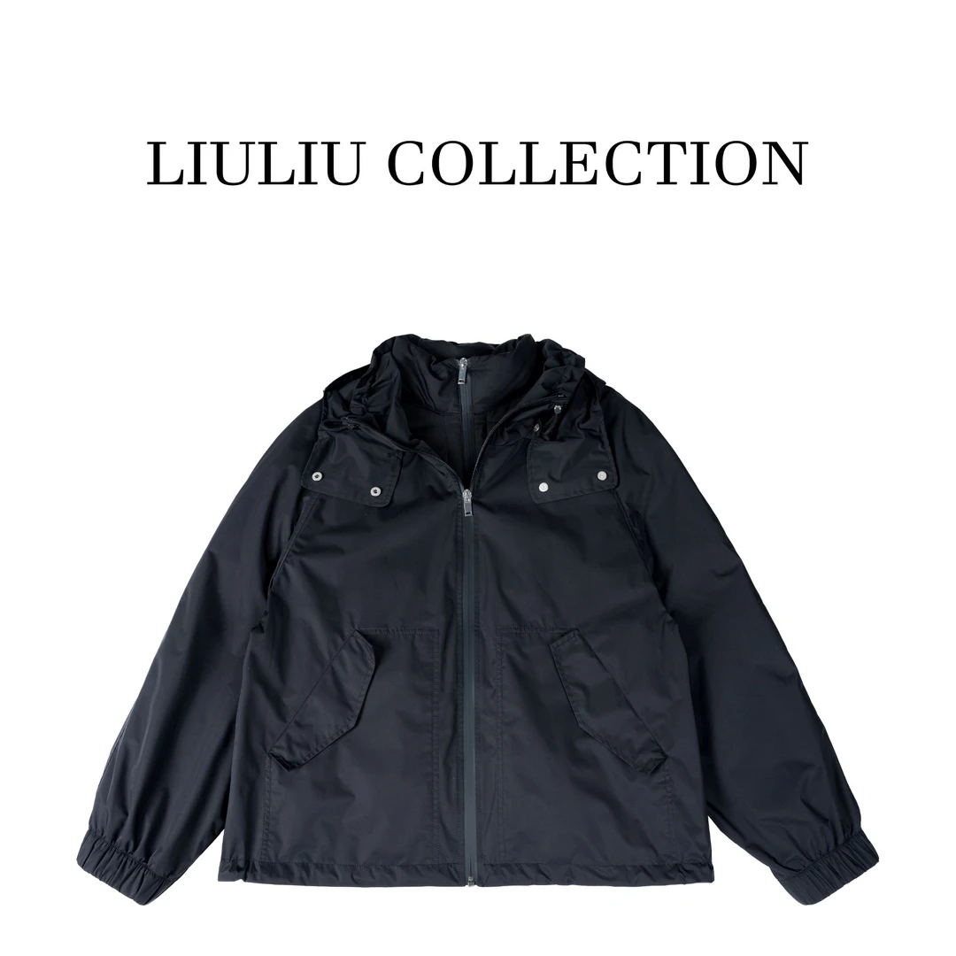 定制高密面料，高领鹅绒服，可拆卸连帽三合一宽松绗缝羽绒服