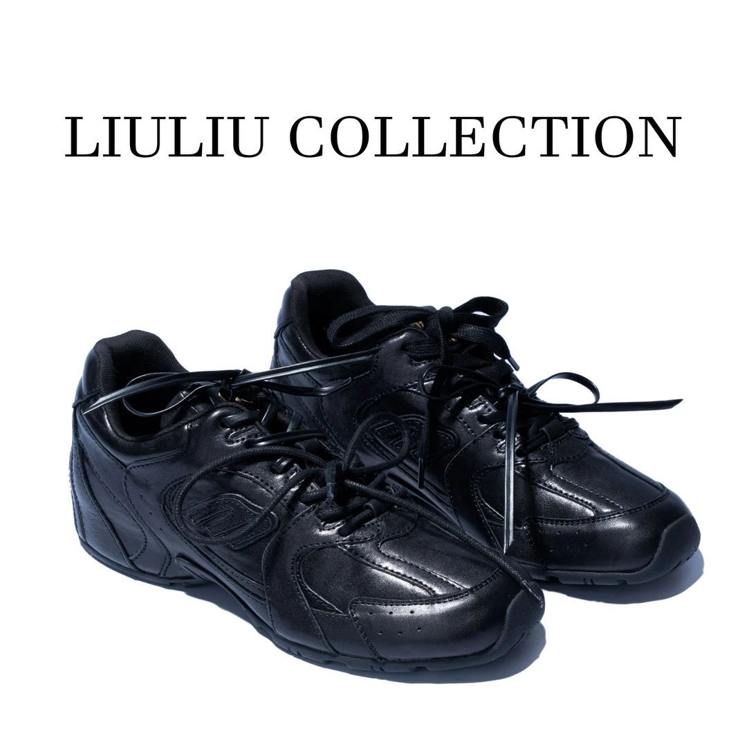 轻软舒适，做旧擦色牛皮双鞋带防滑平底运动休闲鞋女 U85