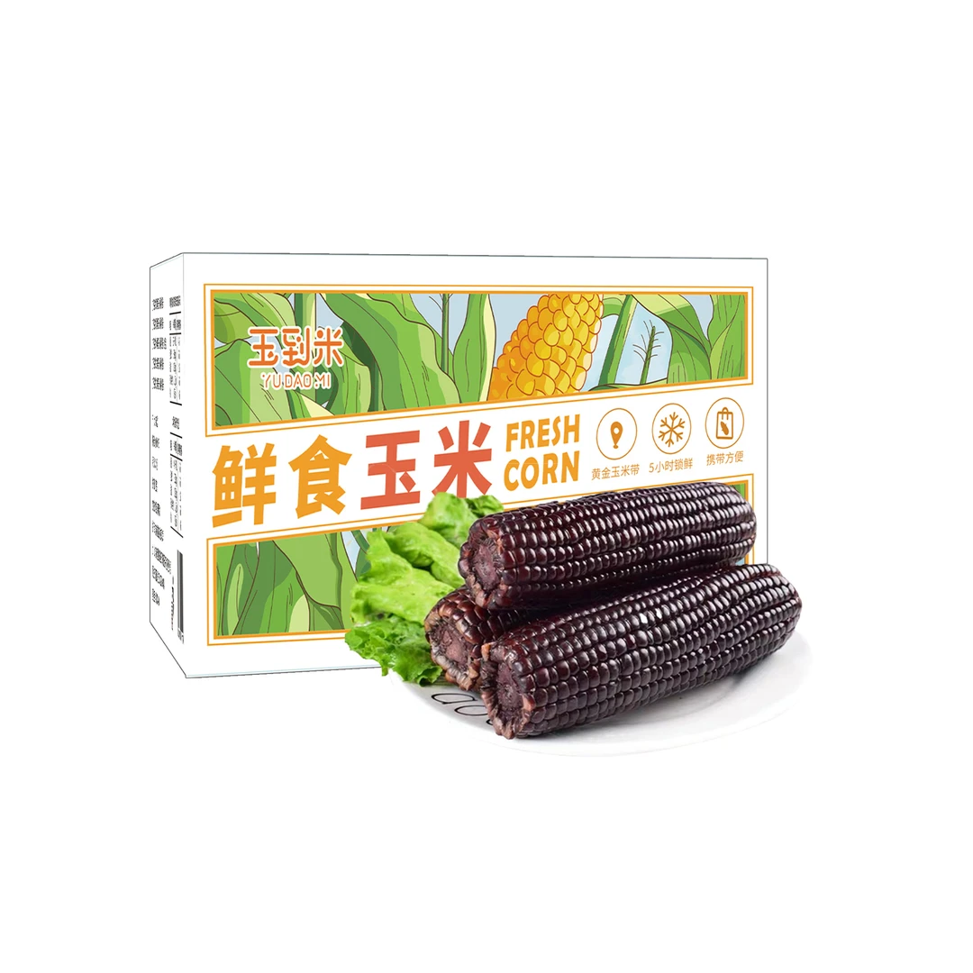 东北鲜食黑糯玉米 200g/根*8根  粘黏真空北纬延边蒸煮TZ-QZ