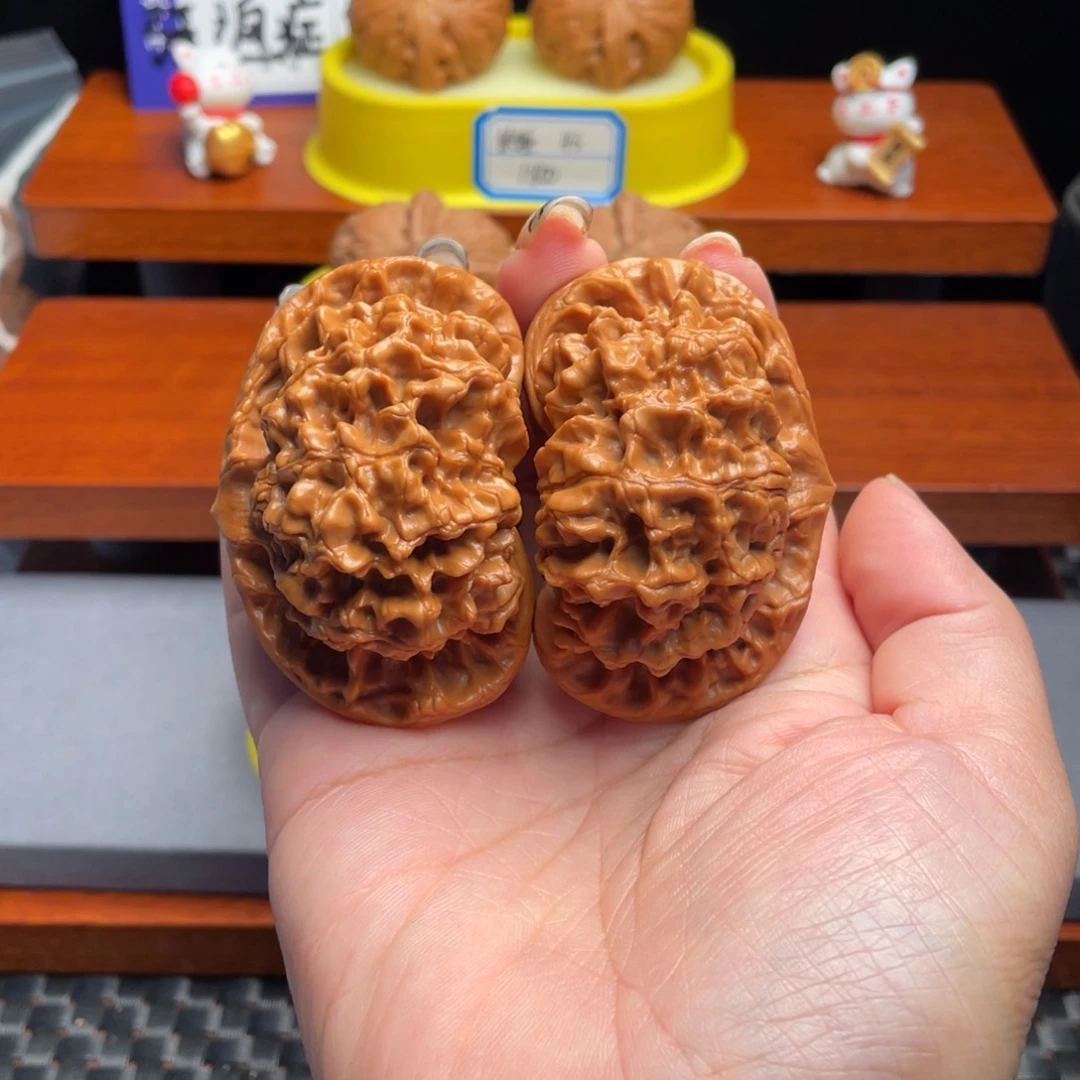 文玩核桃把件官帽61尺