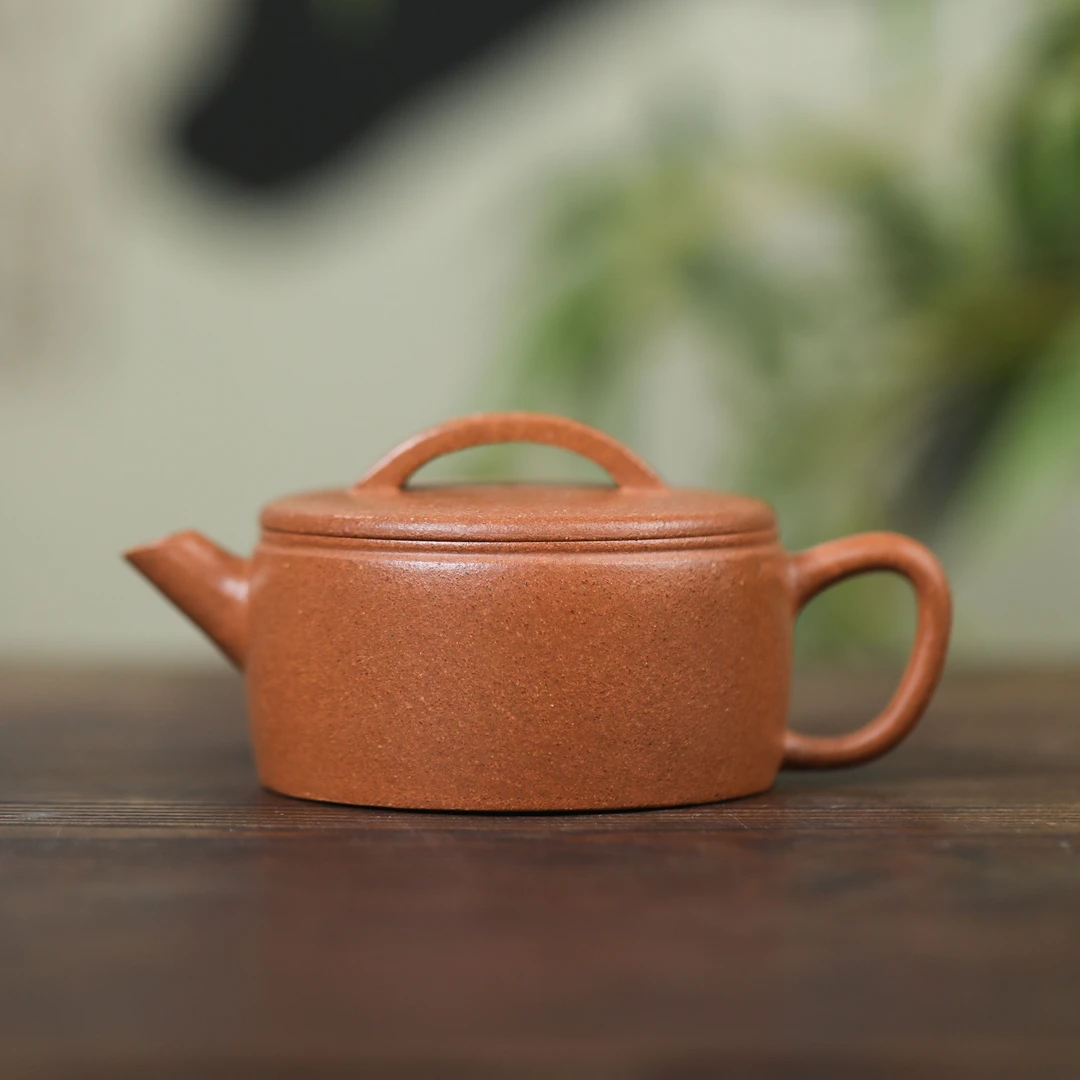 【小汉瓦】 原矿降坡泥 135cc 手工制作 内推孔  宜兴紫砂壶