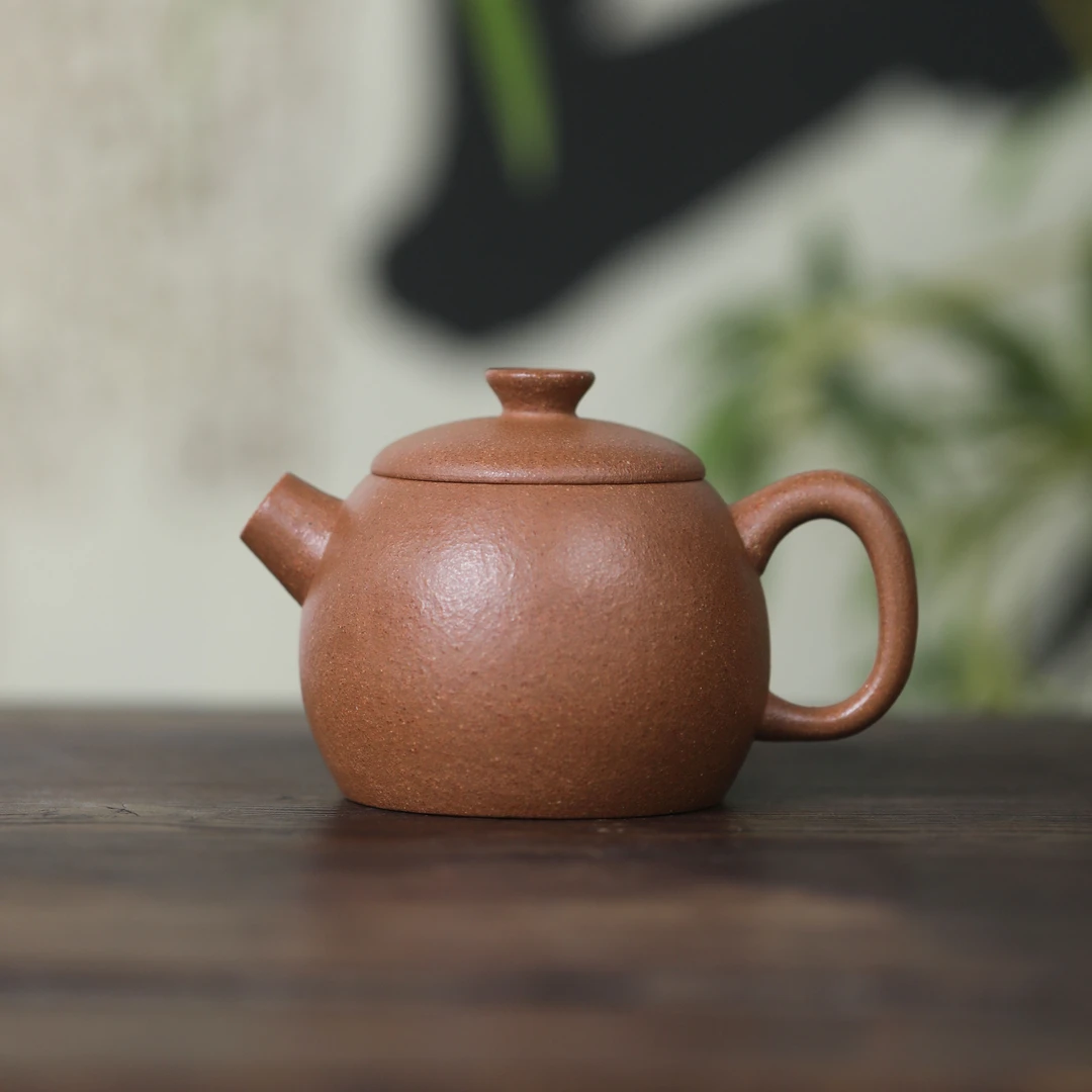 【漱臻】 原矿降坡泥 180cc 手工制作 内推孔  宜兴紫砂壶