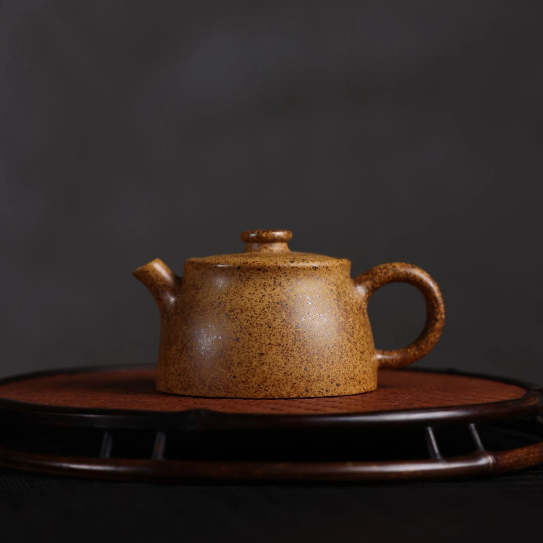 【寄望】 原矿龙骨金砂 古法柴烧 180cc 手工制作 宜兴紫砂壶
