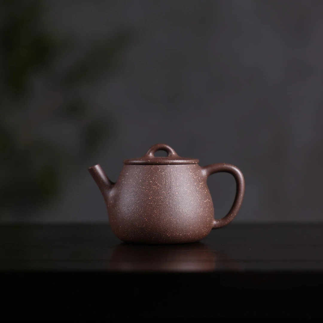 砂盛元【问瓢】 原矿8目老段砂 160cc 手工制作内推孔 宜兴紫砂壶