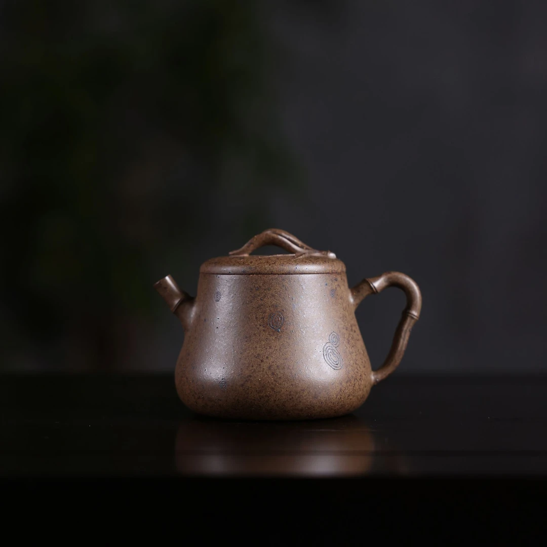 【雅静】 原矿天青泥 柴烧  140cc 宜兴紫砂壶