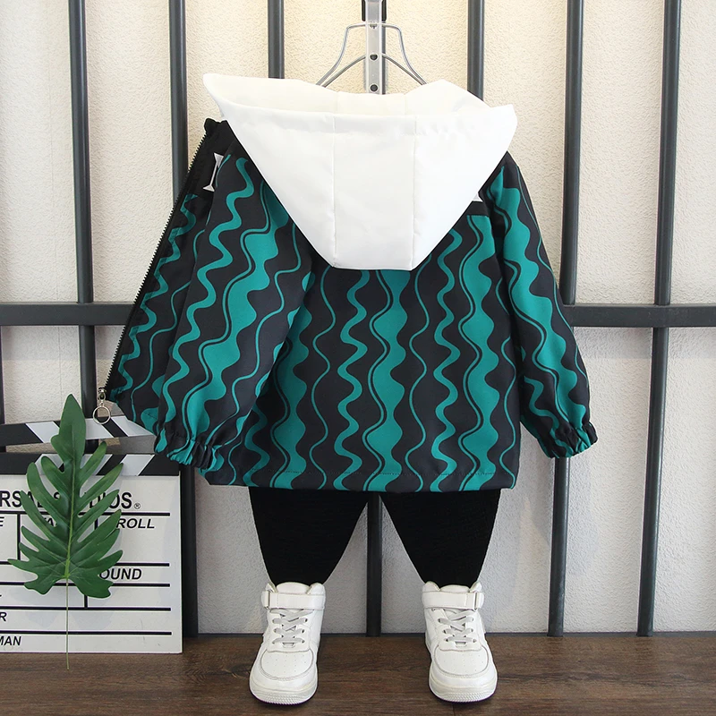 儿童外套春秋男童风衣男宝宝拉链衫秋季女孩2025新款大童秋装上衣