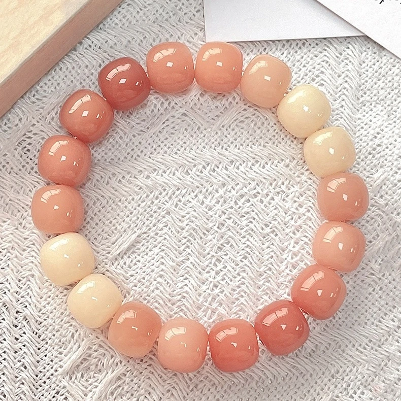 美人鱼菩提手串白玉菩提根女绕指柔男盘玩真品菩提子珠串文玩手串