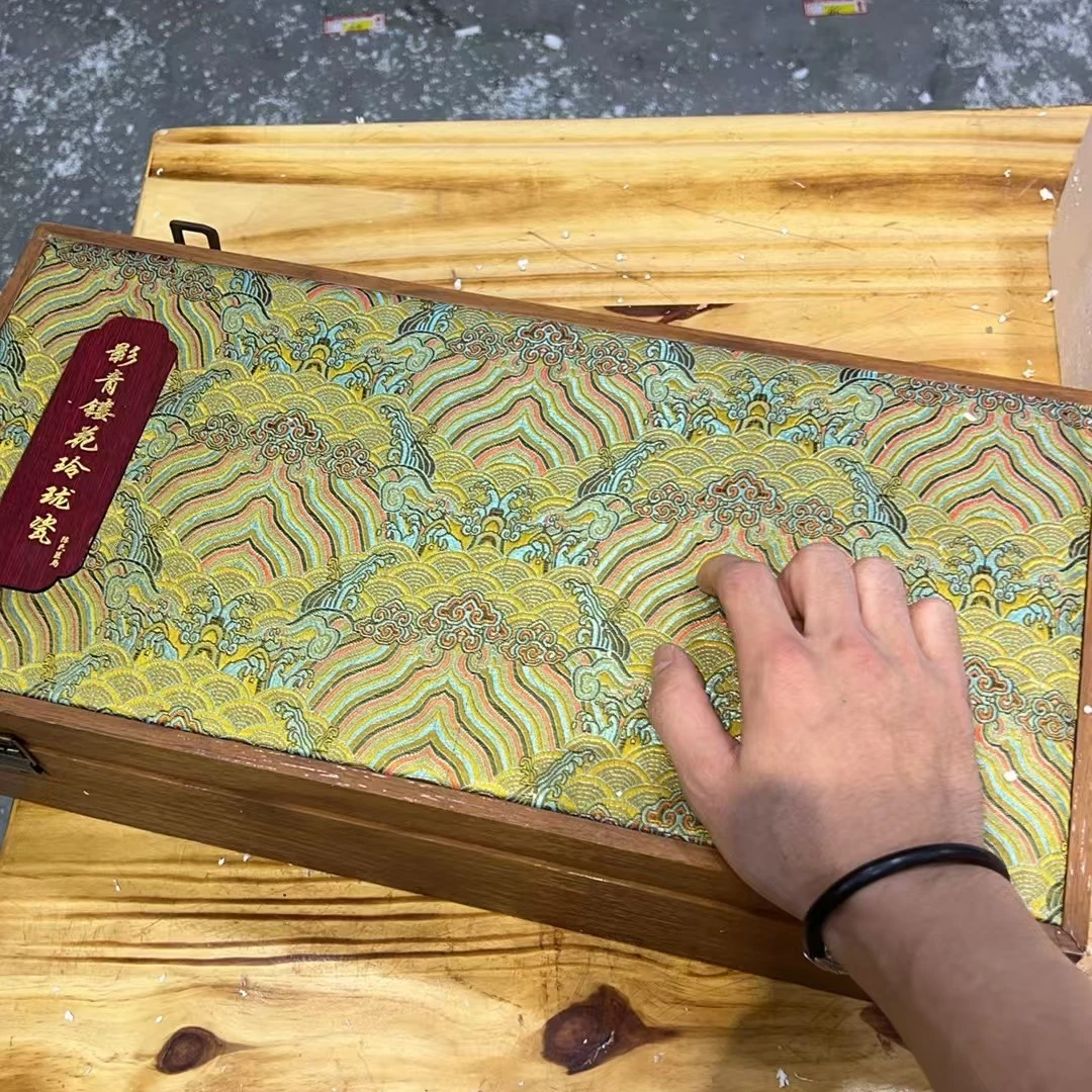 刺绣礼盒竹节凤鸣壶盖碗玲珑瓷套装