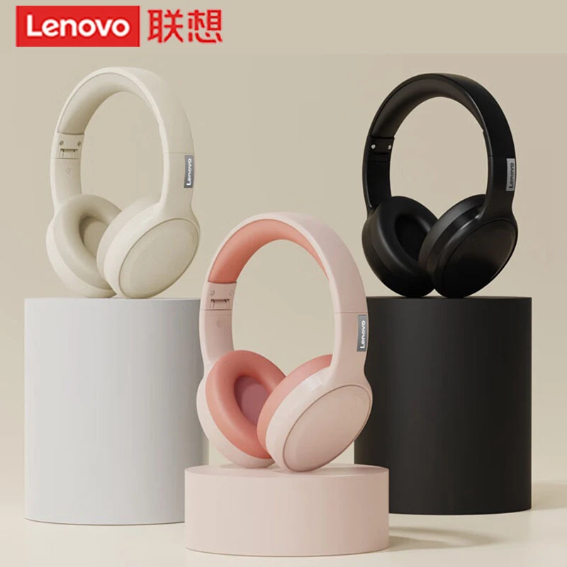 Lenovo/联想TH30头戴式无线蓝牙耳机5.3全包耳隔音降噪环绕立体声