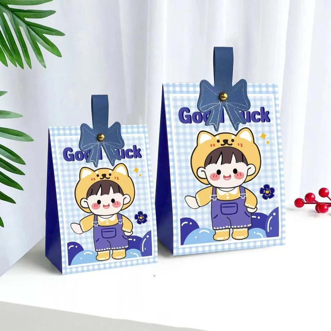 男宝宝喜糖盒子小孩出生满月礼盒百天周岁小男孩生日伴手礼宝宝宴