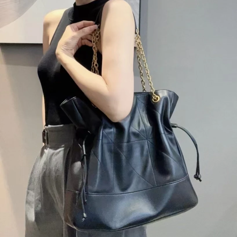 FOSSFISS2024秋冬新款福袋包质感时尚百搭女士复古腋下单肩包