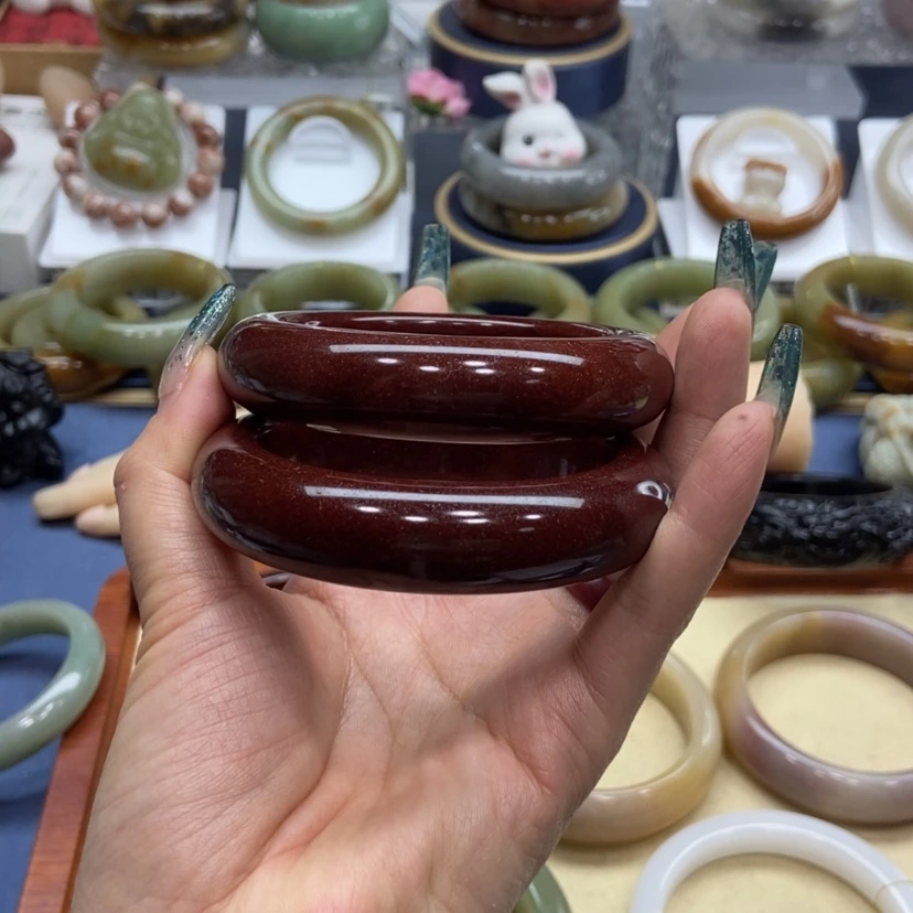 【闪购商品】石英质玉手镯合金α****福