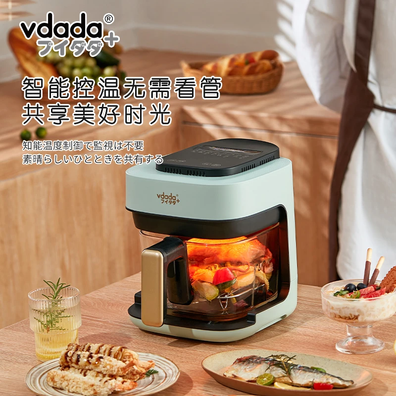 vdada空气炸锅可视化小型家用无油炸锅