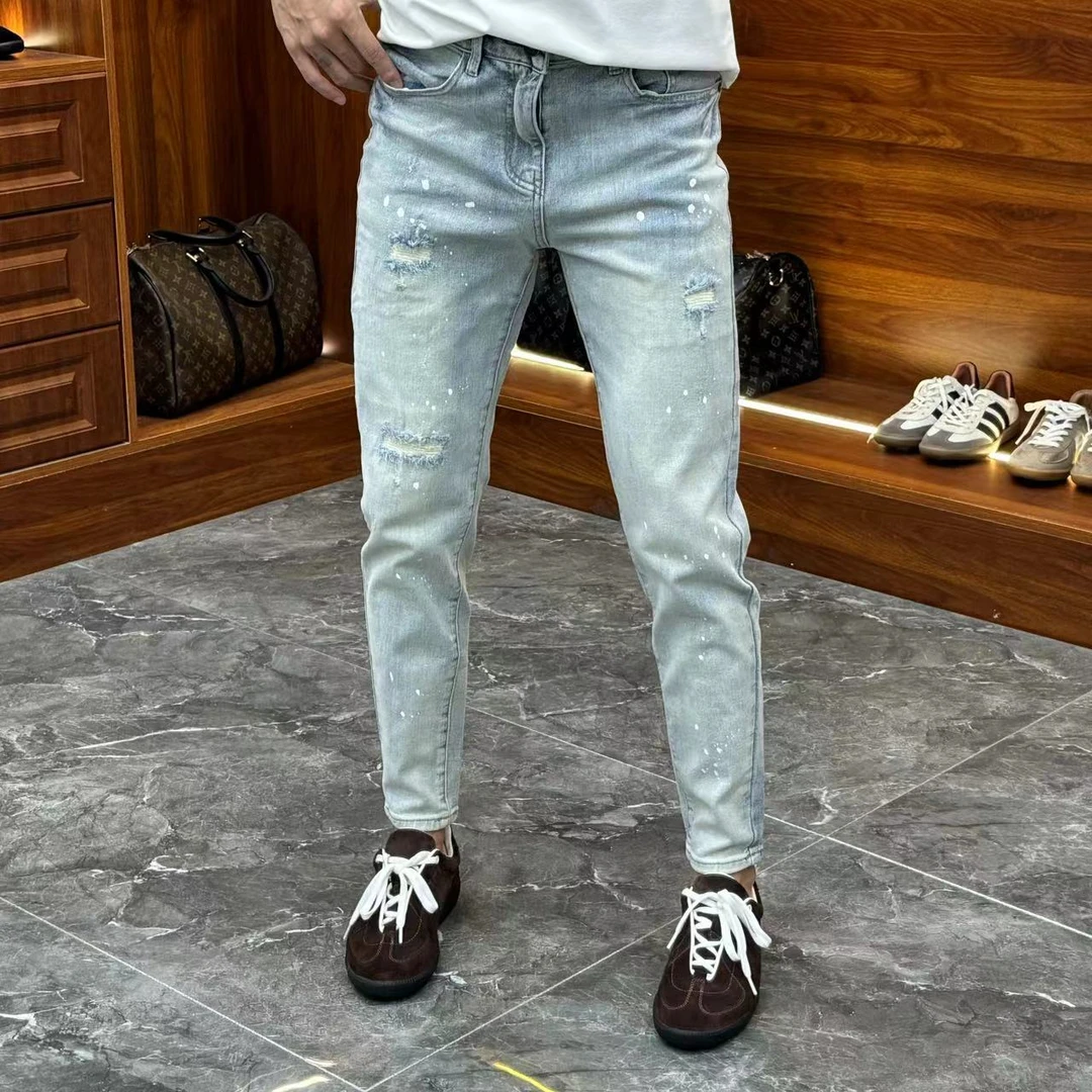2024秋冬新款男士牛仔裤