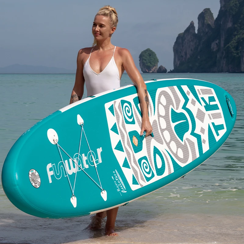 FUNWATER水知乐新TIKI冲浪板充气划水板站立式桨板sup入门款浆板