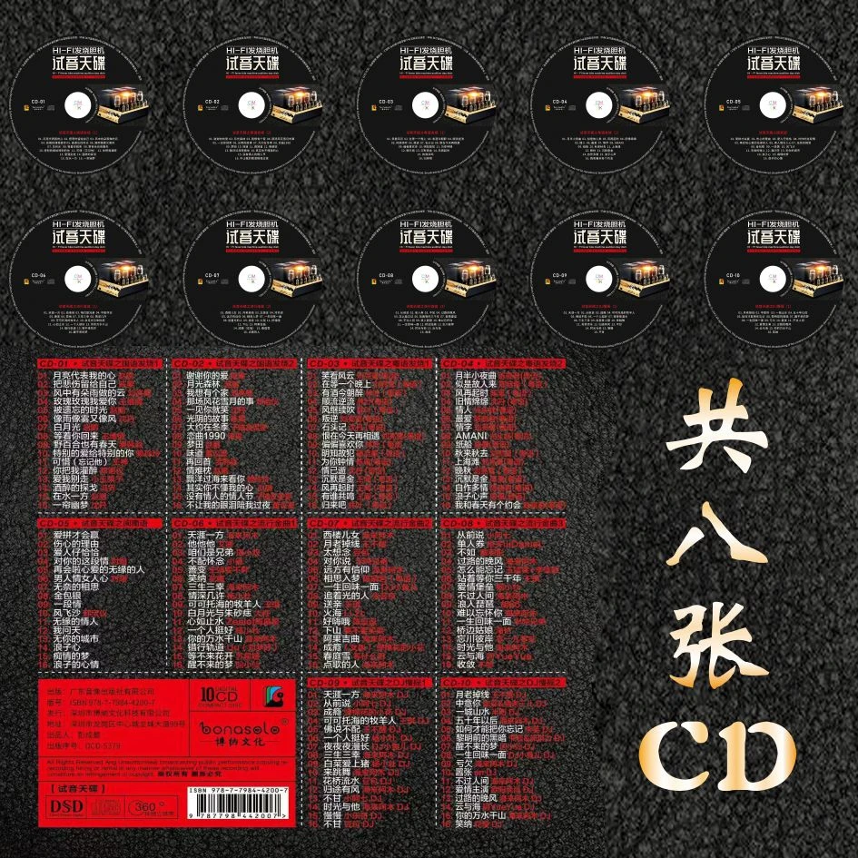 无损高品质车载CD光盘流行粤语金曲经典老歌试音慢摇人声