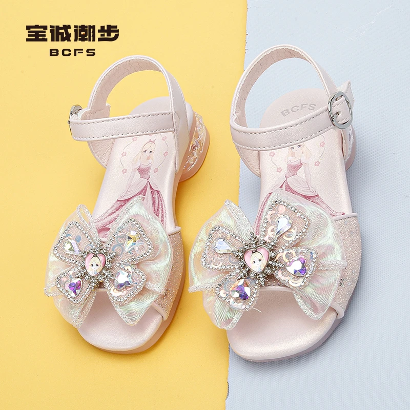 BCFS/宝诚潮步T223120宝诚潮步夏季公主鞋时尚女童凉鞋26-35码
