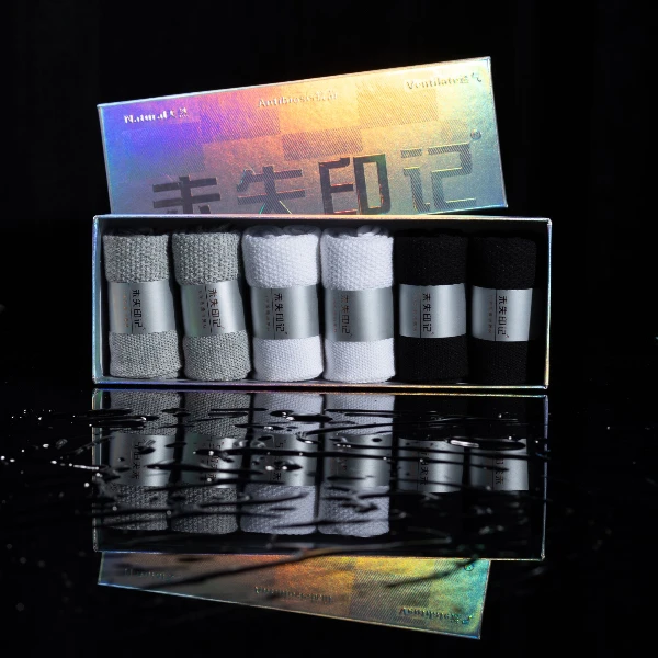 【未失印记】男士商务棉袜抗菌防臭袜子大码透气夏季薄款中筒吸汗