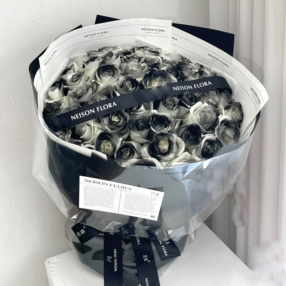 【我的骑士】生日鲜花33朵黑骑士玫瑰花束送闺蜜男朋友老师同学