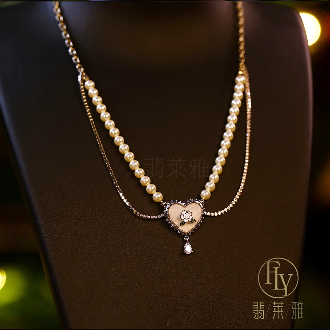 翡莱雅 法式气质简约精致设计感项链-3269