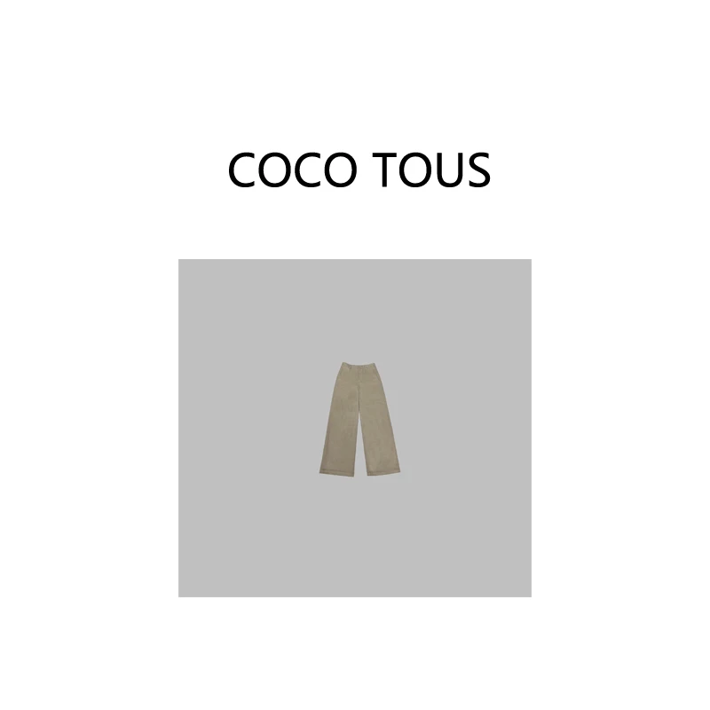 极简高品质轻奢慵懒羊绒阔腿休闲裤