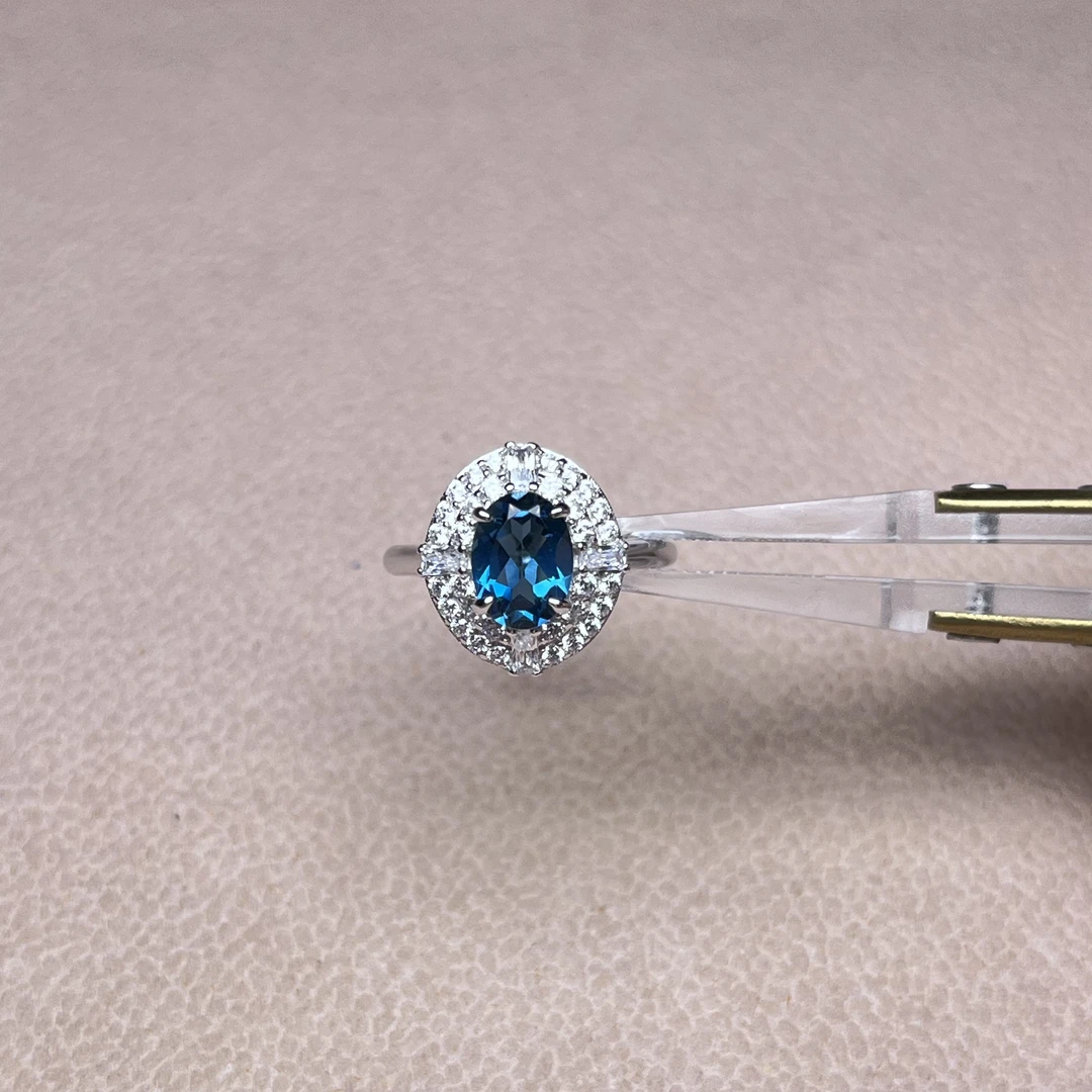 0323（SYR0712-C）/925银托帕石戒指