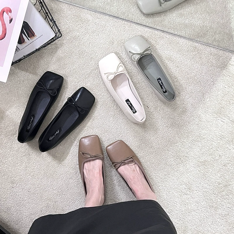 五月【201-400】播播间拍~浅口平底单鞋女软底[微瑕 完美主义慎拍]