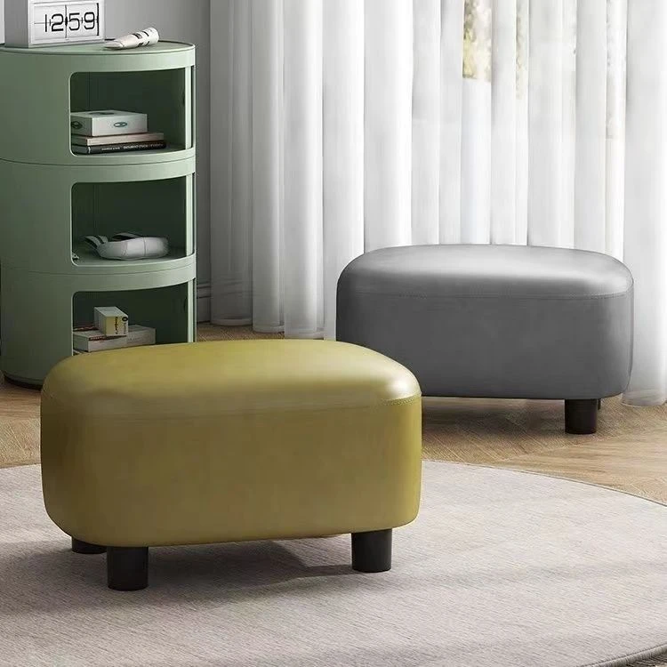 皮凳子家用糖豆凳客厅沙发凳换鞋凳小凳子轻奢简约客厅上档次凳子