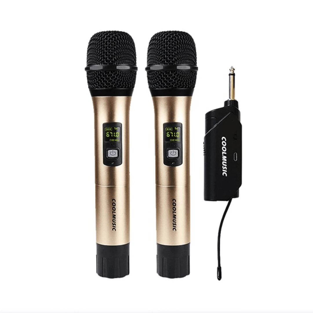 酷乐无线话筒音箱弹唱专业演出家用动圈麦克风乐器K歌直播通用型