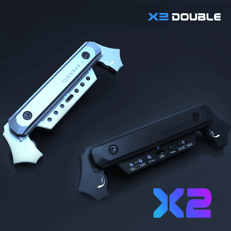 Double德博X2Y2吉他无线拾音器蓝牙免开孔吉他拾音器免打孔