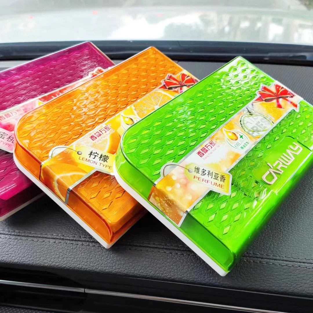 香飘万家精油香膏香水车用淡香持久车载汽车固体coco香薰除异味香