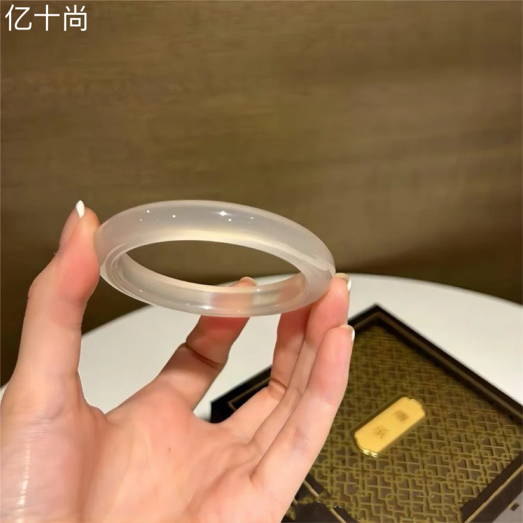 925银合成锆石手镯 亿十尚白冰高档手镯轻奢时尚简约经典大气优雅