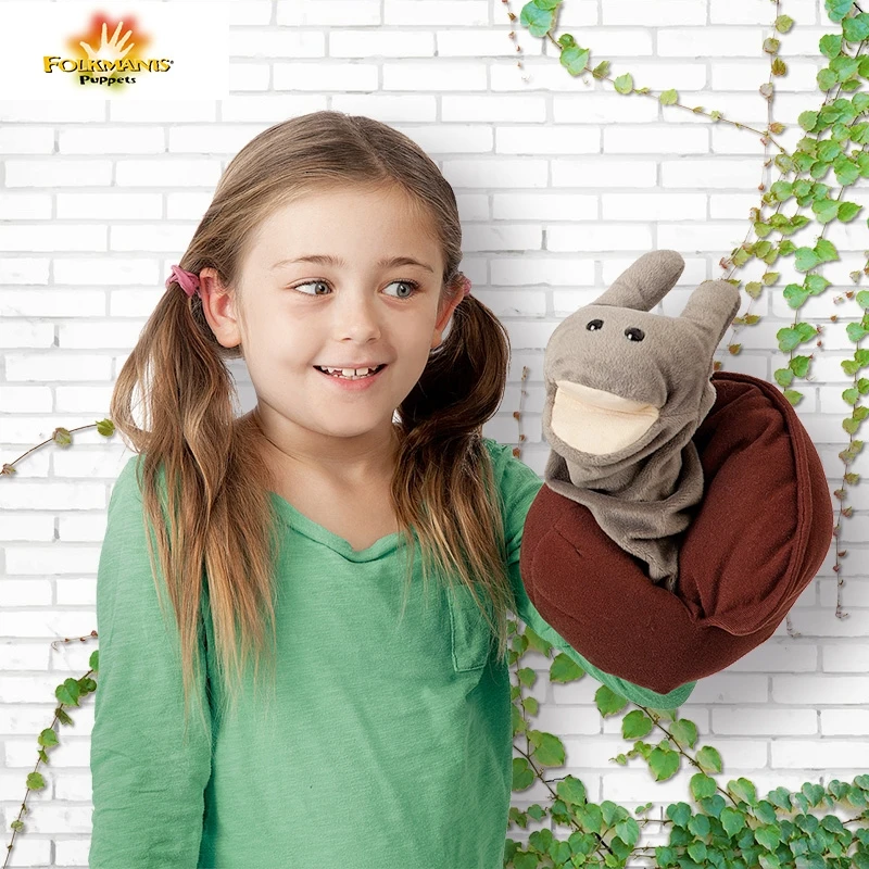 FOLKMANIS仿真互动教育蜗牛手偶
