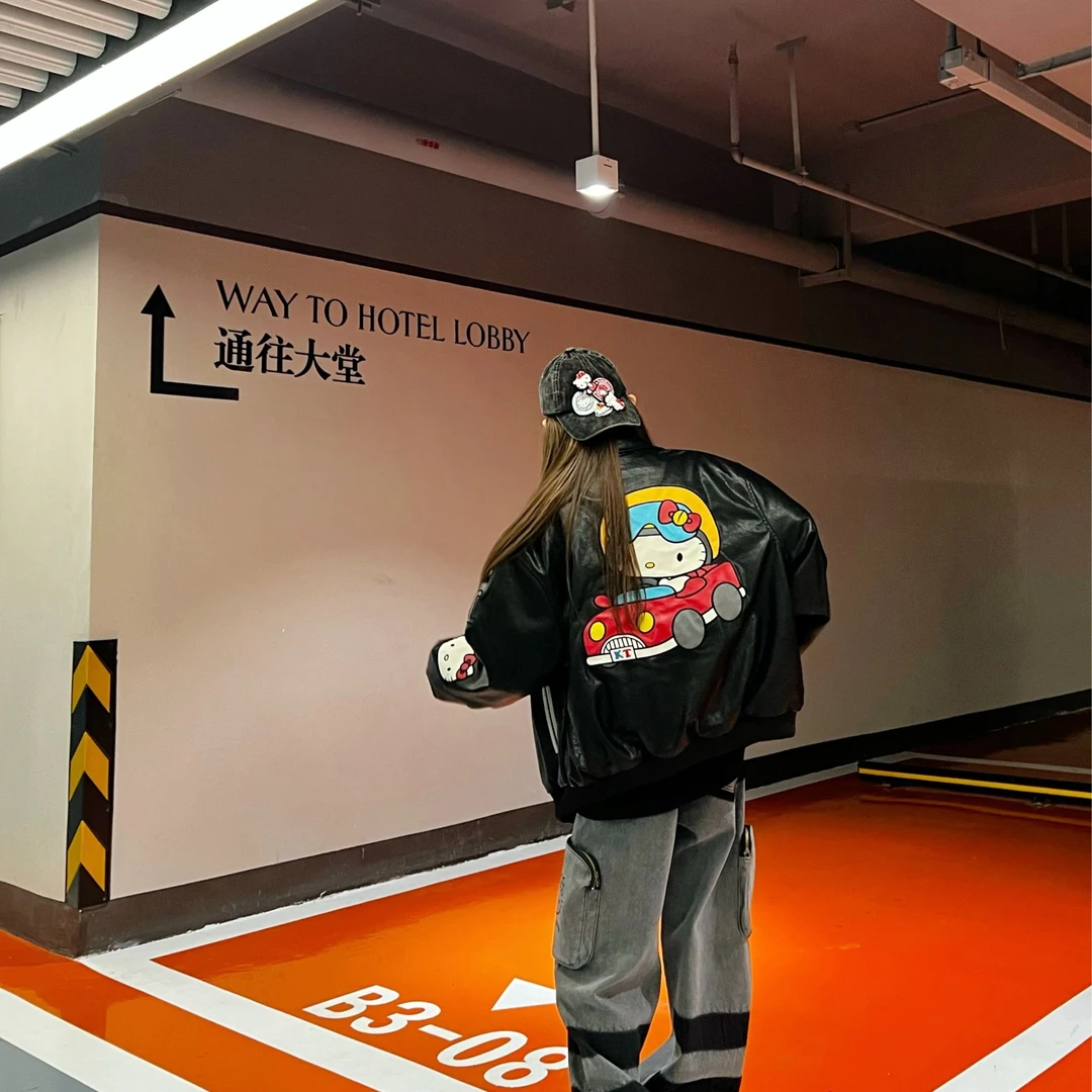 【北北推荐】秋冬新款设计款可爱图案加厚外套 S411