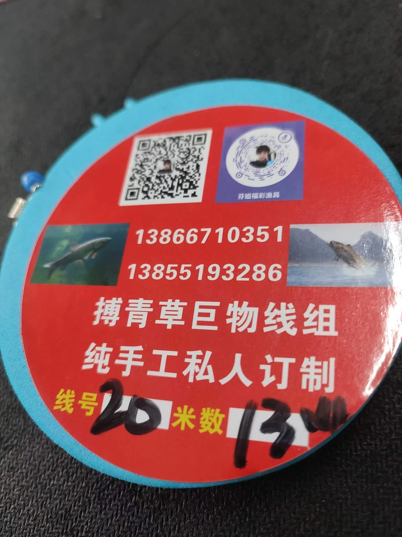 2付装大物主线标鱼专用纯手工私人订制