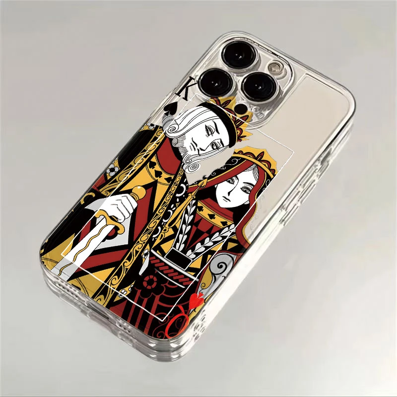 扑克趣味适用苹果华为iPhone15/14promax/13创意手机壳xr防摔太空