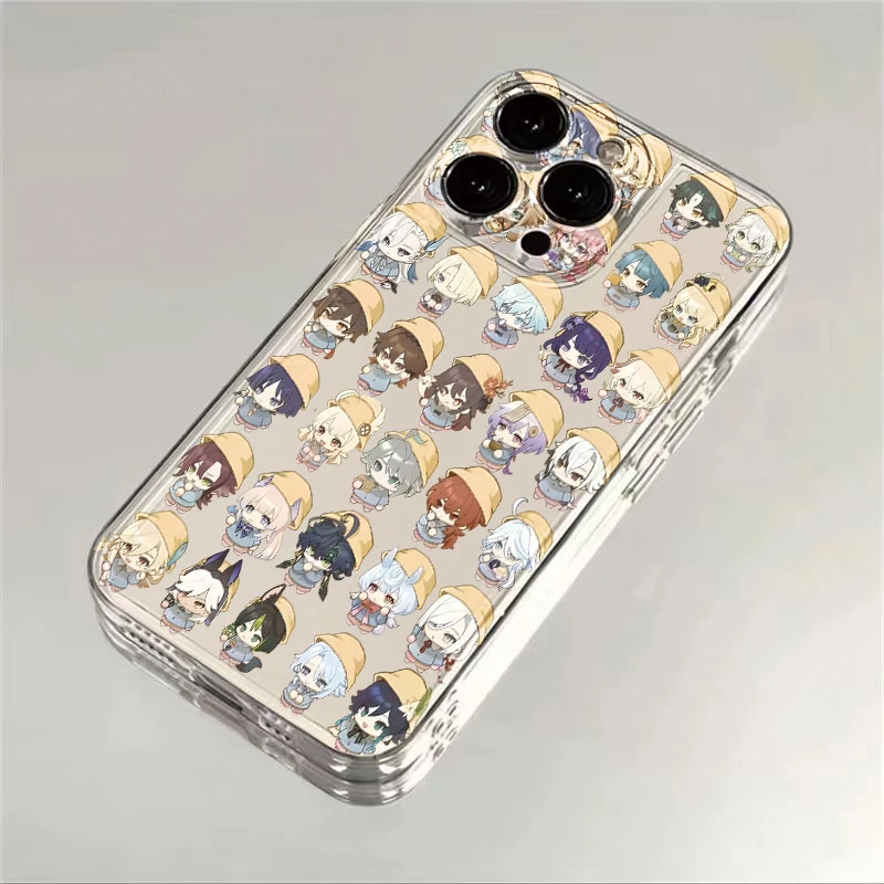 原神满屏头像适用于苹果oppovivo小米华为iPhone14/15手机壳防摔x