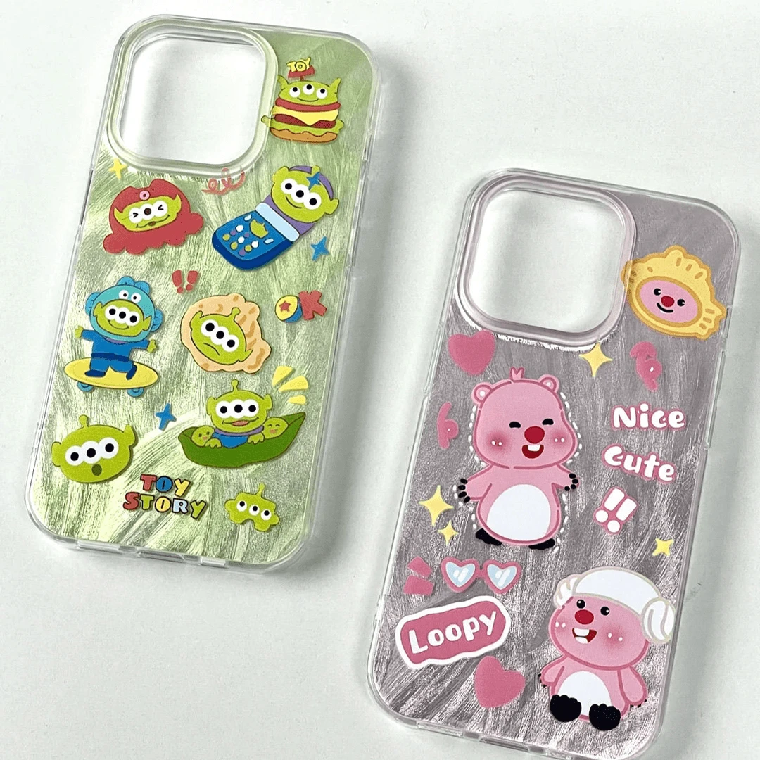 夏日露比三眼仔适用iphone15/14/手机壳华为vivo小米羽纱壳防摔xr