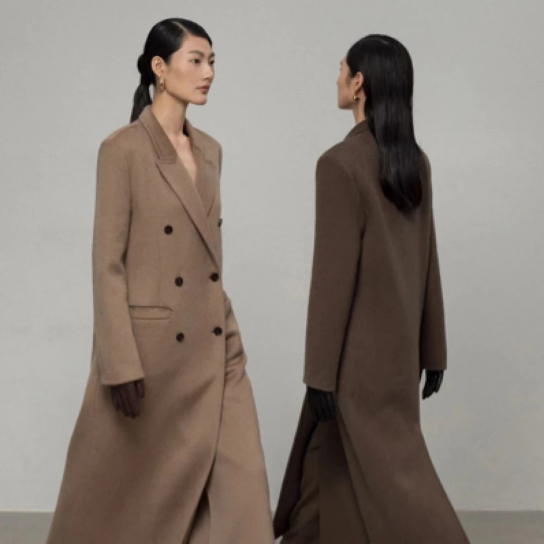超高品质双面羊绒大衣