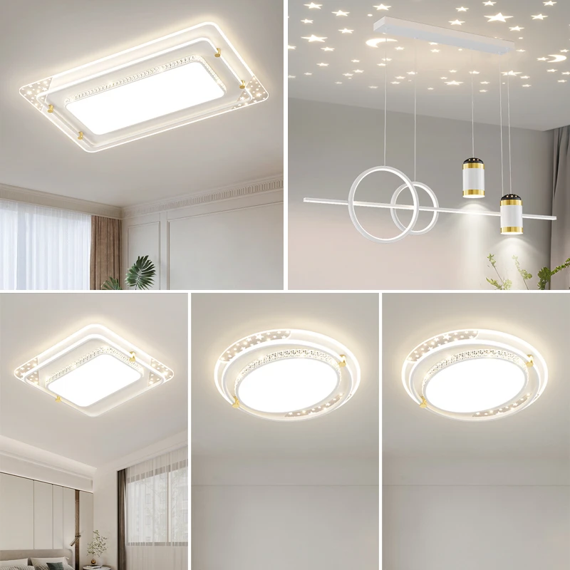 贝喜登2025年新款星空个性全光谱吸顶灯客厅卧室餐厅简约北欧轻奢