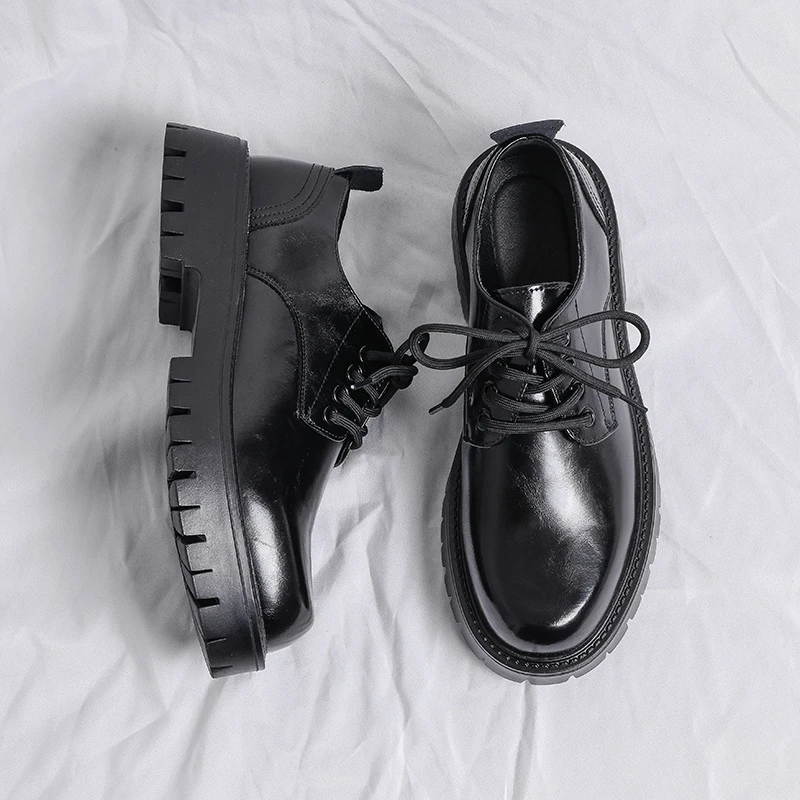 特大码男鞋45休闲大头皮鞋商务鞋正装46新郎伴郎鞋子48加肥加大49