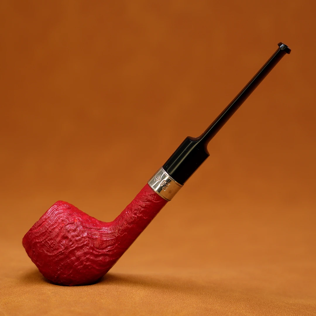 英国阿斯顿烟斗红色喷砂石楠木烟斗