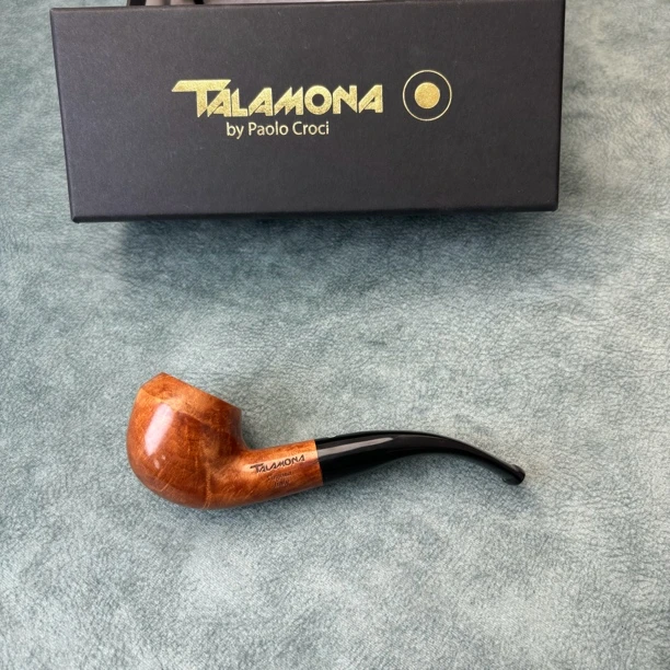 意大利塔拉莫纳石楠木原木色烟斗