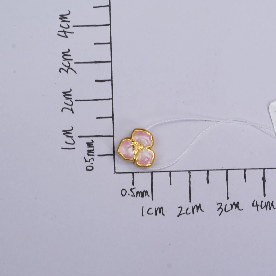 足金999小花配件 1.11 0295