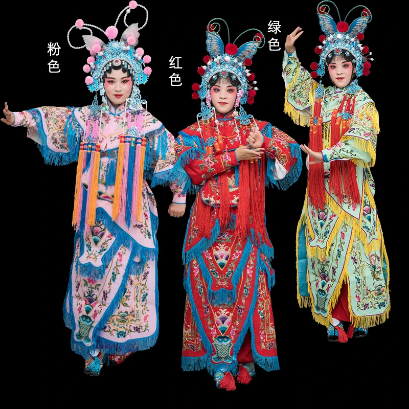 促销 京剧 戏装戏服 戏曲戏剧 武旦刀马旦女将服装—各色女改良靠