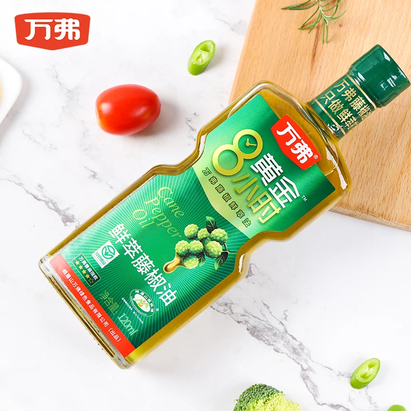 万弗清爽藤椒油四川麻椒油超麻特香凉拌调料120ml到期时间26年3月