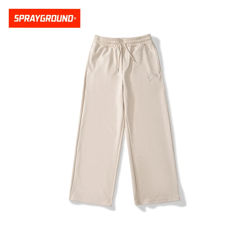 SPRAYGROUND 鲨鱼嘴仿麂皮卫裤休闲秋季校园简约纯色HD WE032101