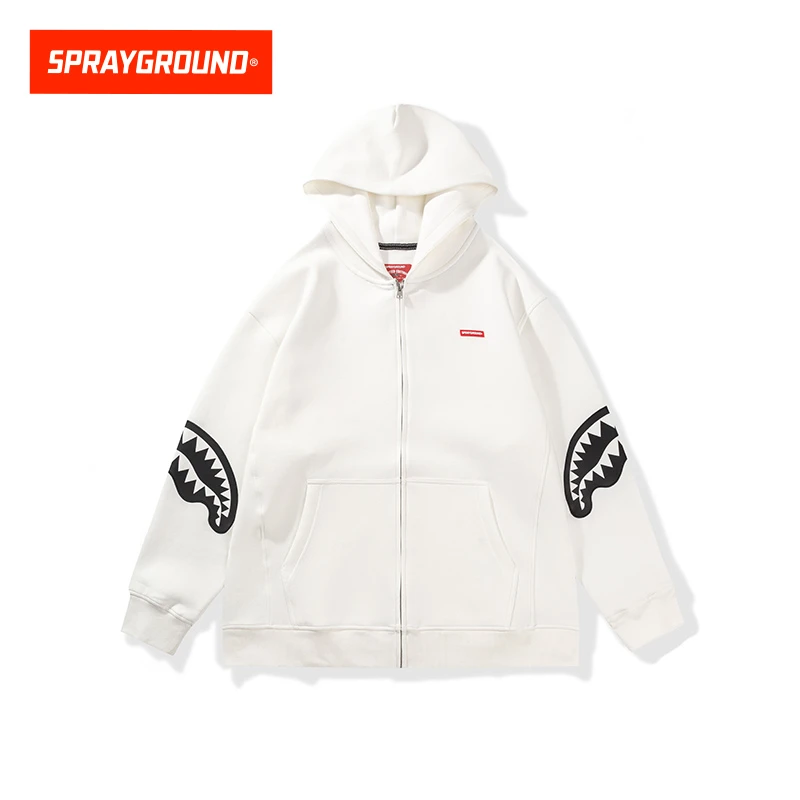 SPRAYGROUND 鲨鱼嘴开衫外套连帽秋季男女宽松美式GC WE033305