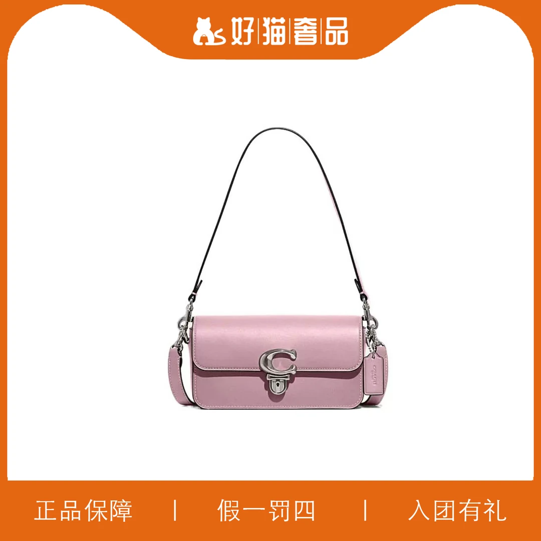 95新 COACH/蔻驰 蔻驰紫色SDD包/X1891/20X11X6